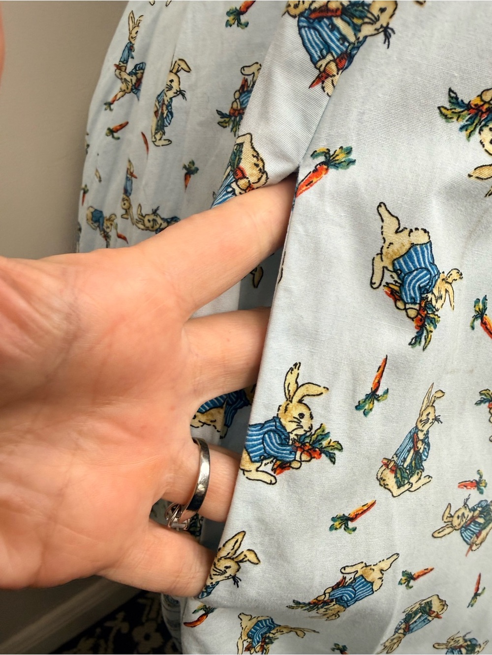 Magnolia Park Peter rabbit print rockabilly dress medium - Picture 11 of 16
